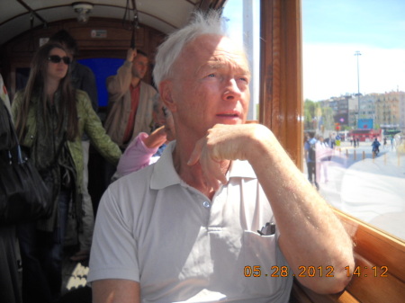 Me on an Istanbul trolly