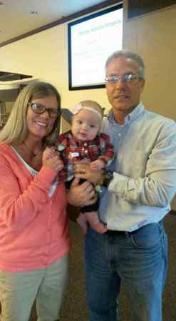 Me, hubby Glenn and Grandbaby!