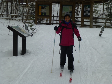 X-country skiing, Feb. 2013