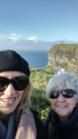 My mom and me in Ireland