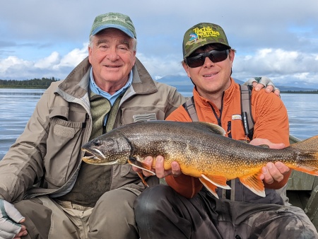 34 inch trout Bristol Bay Alaska