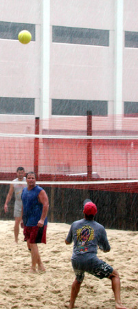 A.F. Retirement Party Beach Volleyball