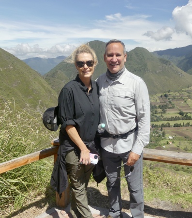 Andes Mountain hike near Quito, Ecuador