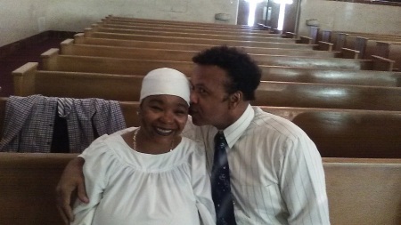 Me and my daughter Chantelle in church