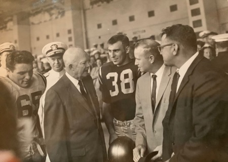 My dad with President Eisenhower  