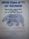 Highland Park High Class of 71 45th Reunion reunion event on May 27, 2016 image