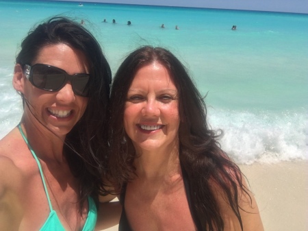 Mother and Daughter enjoying the Beach!