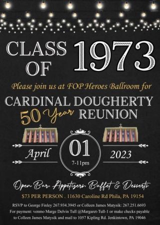 Cardinal Dougherty High School 1973 Reunion