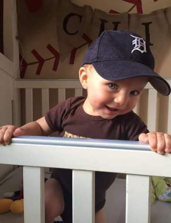 Grandson Chip is a Tiger and Rockies fan!