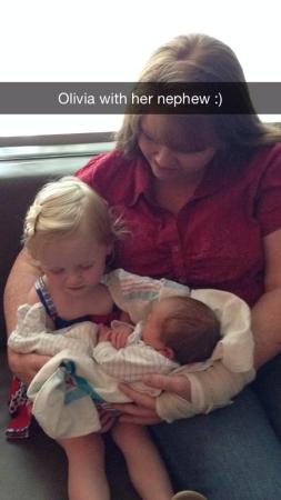 Leah, Olivia and Olivia's nephew