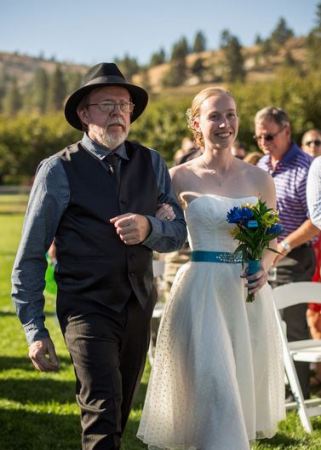 Walking my daughter down the aisle