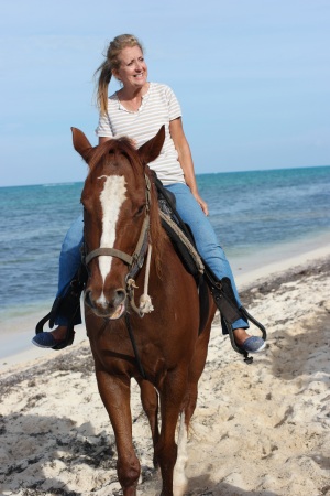 Grand Cayman beach ride.