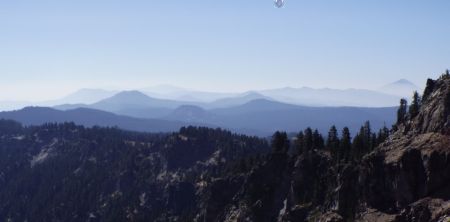 view from Crater Lake Natl Park