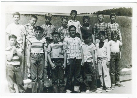 Madera School  6th grade boys  June 1957