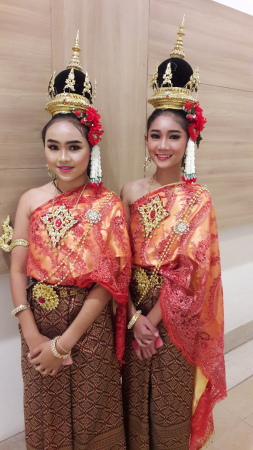 Thai girls in costume