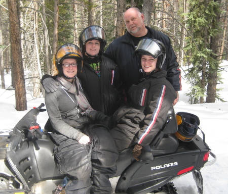 Snowmobiling with Three Intelligent Ladies