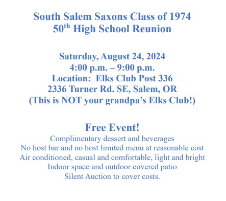 South Salem High School Reunion