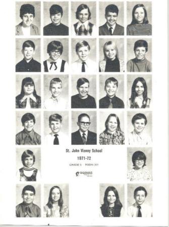 St. John Vianney Grade 5 1971-1972