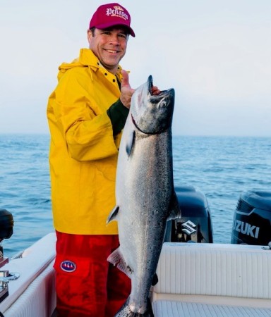 Chinook salmon; it's a keeper.