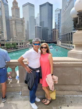 My fiance, downtown Chicago 2022