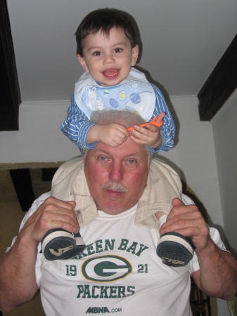 Collin and Grandpa Bohlig