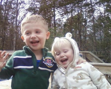 my two youngest when they were babies