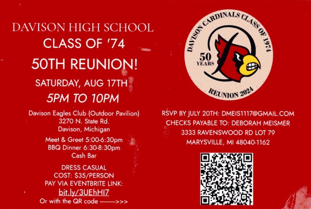 Davison High School 50 Year Reunion