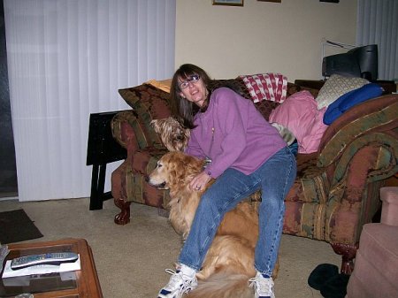 Me, Belle & Chip (the Yorkie)