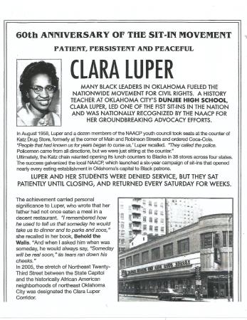 Tribute to Clara Luper