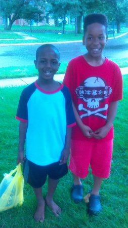 Two of my beautiful Grandgentlemen. Juelz and