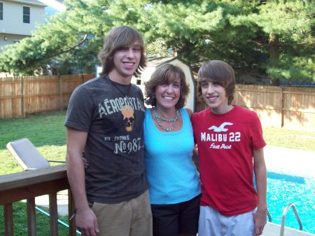Me and my boys. august 2010