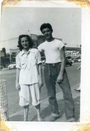 Jeanne and Anthony Mendito in 1953 in Brighton