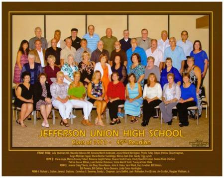 JUHS Class of 1971 - 45th Reunion