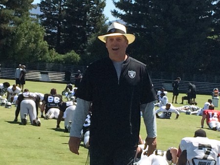 Raiders Training Camp - Coach Del Rio