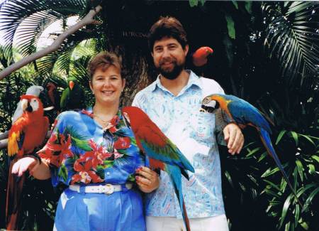 Kay and me in Singapore around 1995