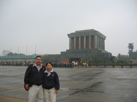 Ho Chi Minh Mausoleum in Hanoi- 2005