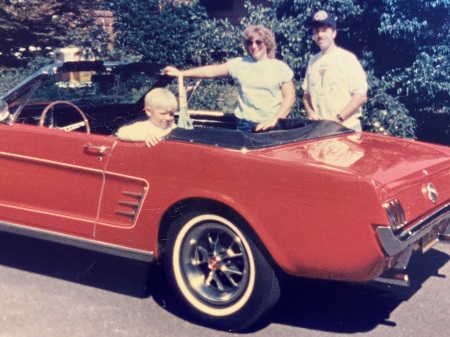 It’s 1984 and our 66 Mustang convertible 