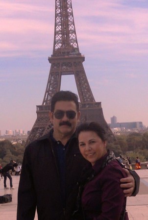 My Husband and I in Paris