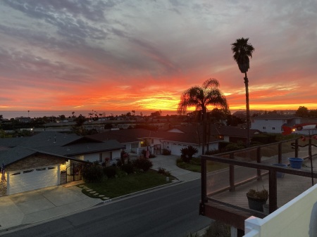 Winter Sunsets from my back yard