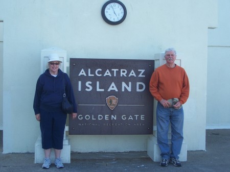 Sis and her hubby at Alcatraz......2012