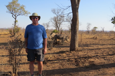 Rhino in Zambia