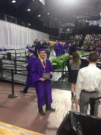 Colton with grad cert