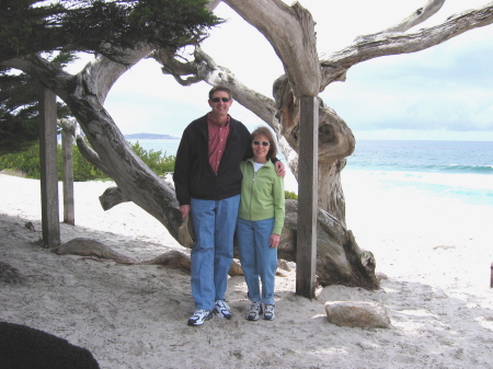Phil and Sueann at Pebble Beach, CA