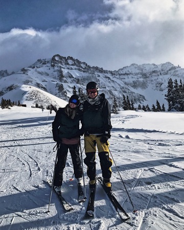 Telluride, Xmas Day with my daughter