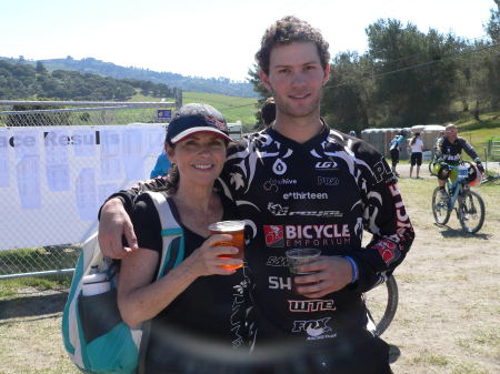 Me and Bo - Sea Otter mountain bike race 2012