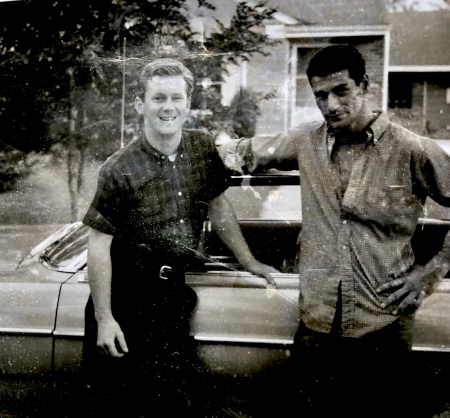 Detroit Michigan 1965. Me and Dave Adamo.