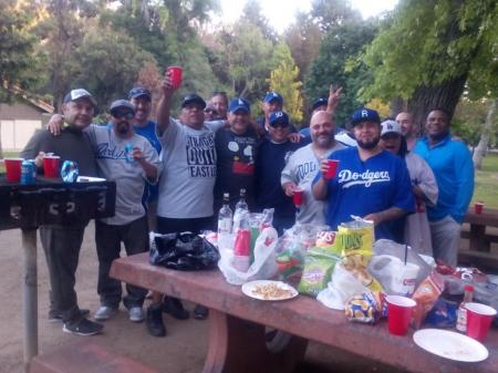 Dodgers 2016 Opening Day Tail gate party.