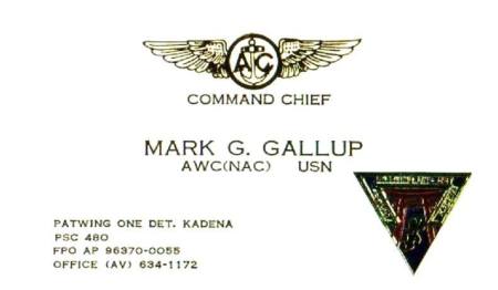 My Command Chief Business Card