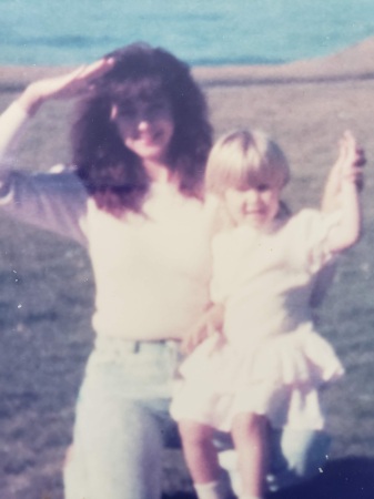 Me and my daughter Michelle 1989 Pismo Beach