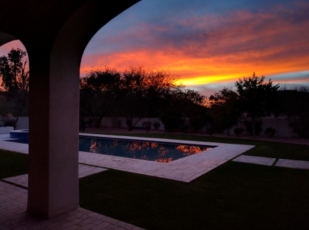 Sunset in Paradise Valley